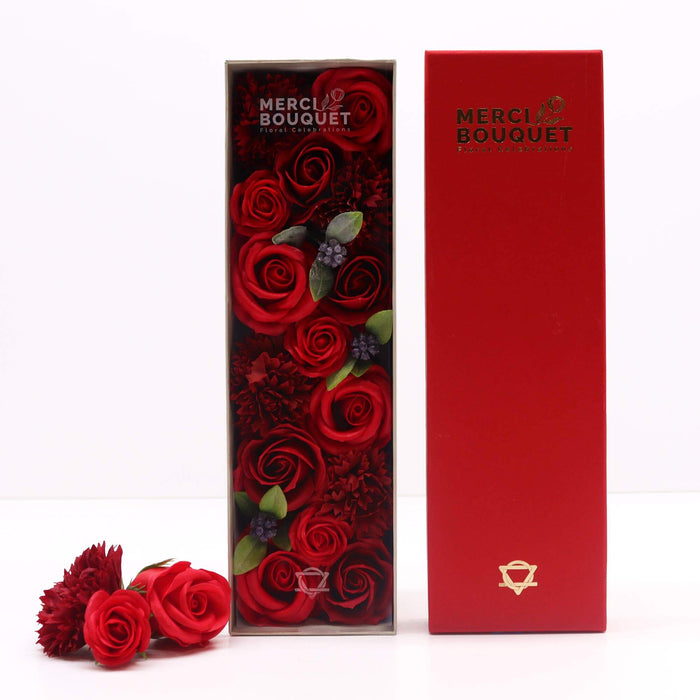 Classic Red Roses Long Box