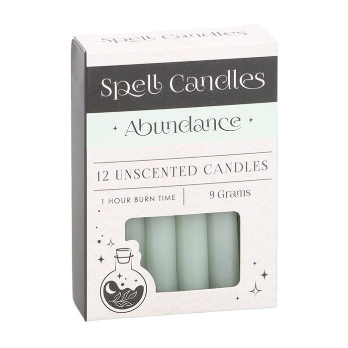 Abundance Spell Candles - Pack of 12