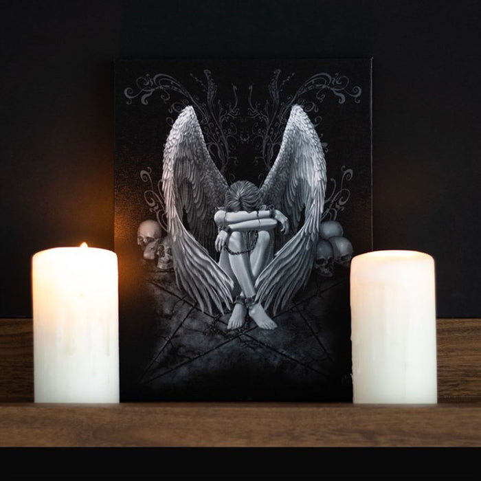 Enslaved Angel Canvas Plaque by Spiral Direct