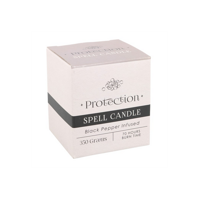 Black Pepper Infused Protection Spell Candle