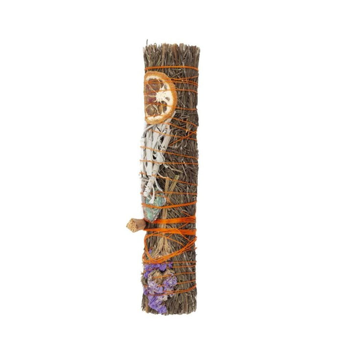 Ritual Wand Smudge Stick with Rosemary, Palo Santo and Aventurine - 9in