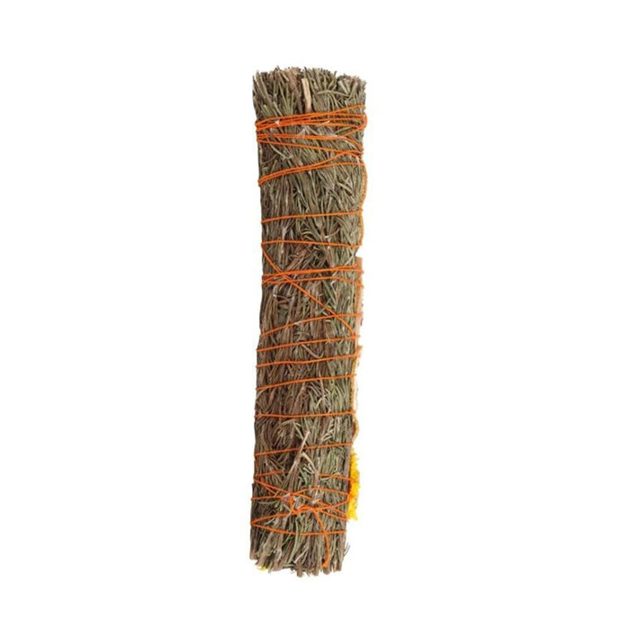 Ritual Wand Smudge Stick with Rosemary, Palo Santo and Quartz - 9in