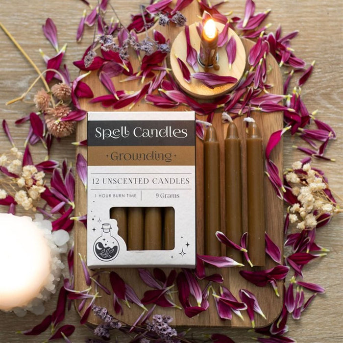Grounding Spell Candles - Pack of 12