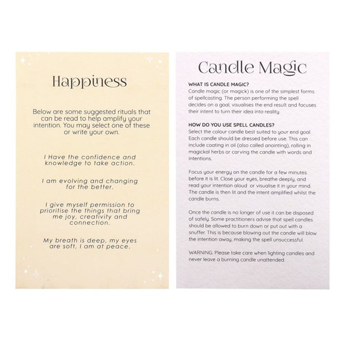 Happiness Spell Candles - Pack of 12