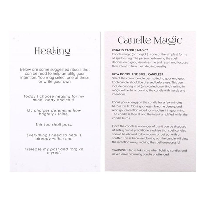 Healing Spell Candles -Pack of 12