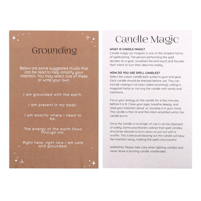 Grounding Spell Candles - Pack of 12