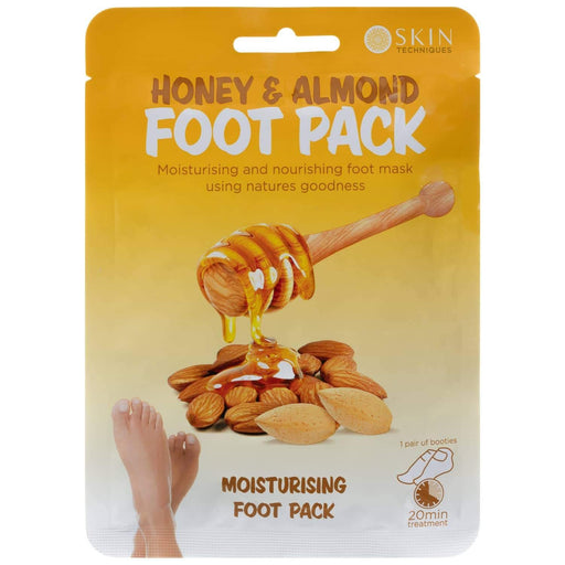 Skin Techniques Honey & Almond Foot Pack - 1 Treatment - The Present Picker