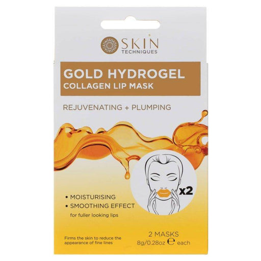 Skin Techniques Gold Hydrogel Collagen Lip Mask - 2 Treatments - The Present Picker