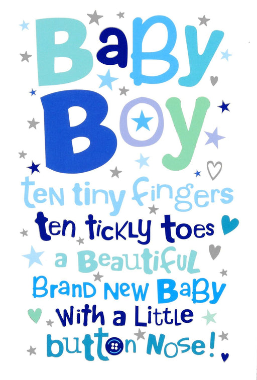 Word Play Baby Boy Card - The Present Picker