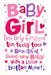 Word Play Baby Girl Card - The Present Picker