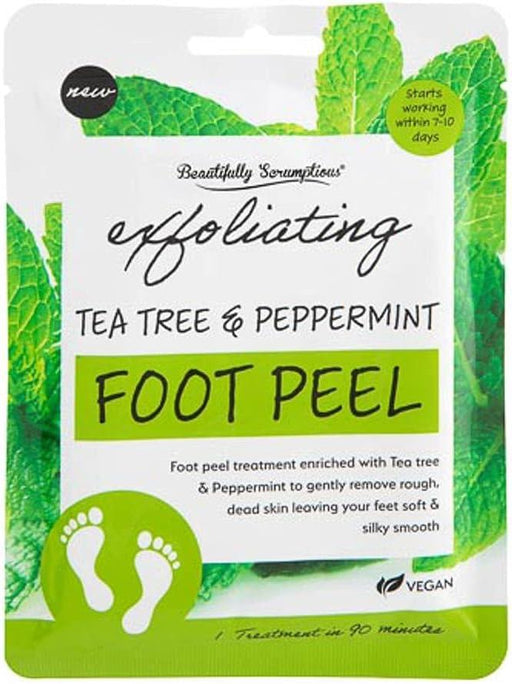 Beautifully Scrumptious Exfoliating Foot Peel - Tea Tree & Peppermint - 1 Treatment - The Present Picker
