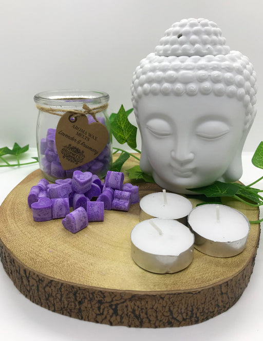 Small Buddha Oil Burner & Aroma Wax Melt Bundle - The Present Picker