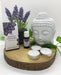 Small White Ceramic Buddha Oil Burner & Pure Aroma Oil Bundle - The Present Picker