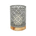 Quatrefoil Lantern with Wooden Base - The Present Picker