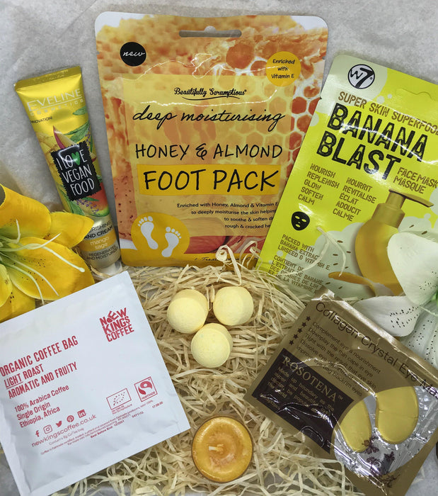 Mini Spa Pamper Letterbox Gift - Banana & Honey - The Present Picker