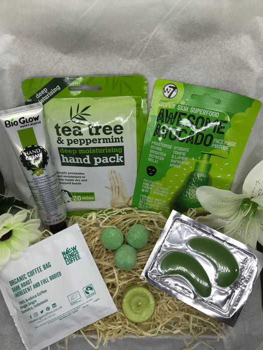 Mini Spa Pamper Letterbox Gift - Avocado - The Present Picker
