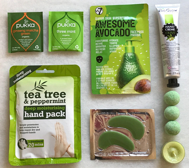 Mini Spa Pamper Letterbox Gift - Avocado - The Present Picker