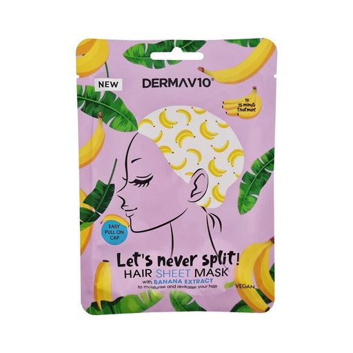 Derma V10 Let's Never Split Hair Sheet Mask - 1 Treatment - The Present Picker