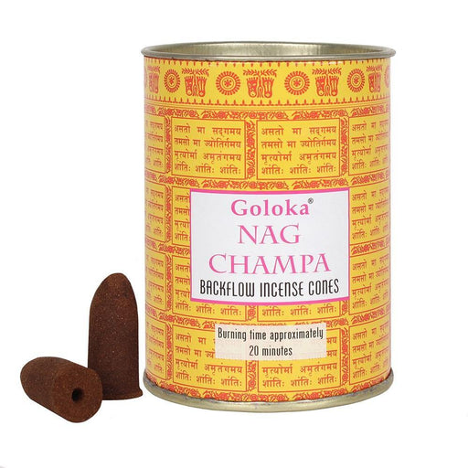 Goloka Nag Champa Backflow Incense Cones - The Present Picker
