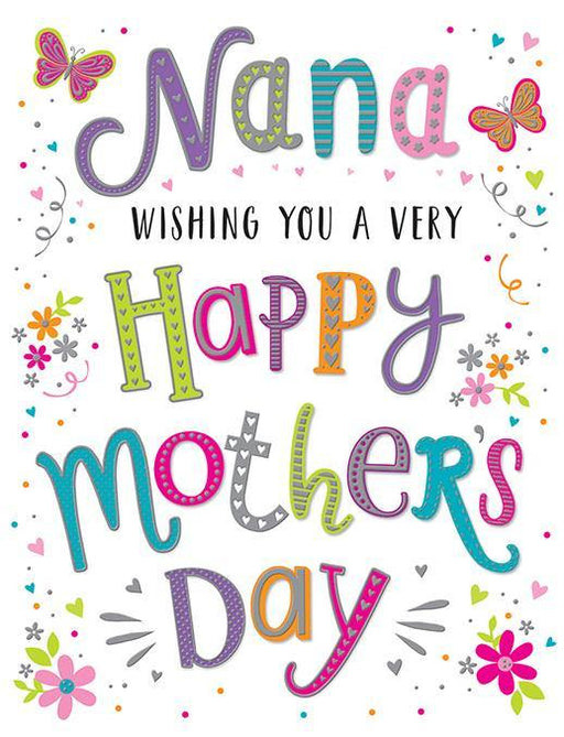 Nana Wishing You a Very Happy Mother's Day Card - The Present Picker