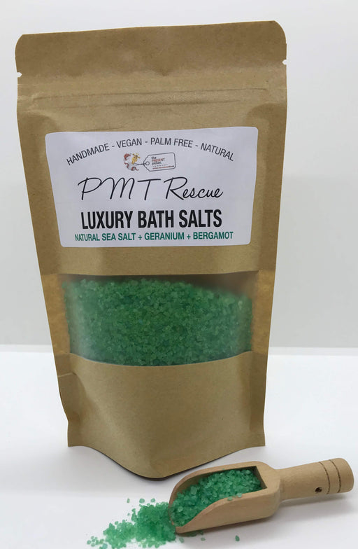 Aromatherapy Bath Salts 250g - PMT Rescue Remedy - The Present Picker