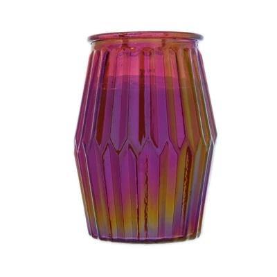 Ridged Glass Pot Candle - Spiced Pomegranate - The Present Picker