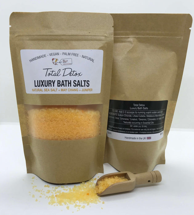 Aromatherapy Bath Salts 250g - Total Detox - The Present Picker