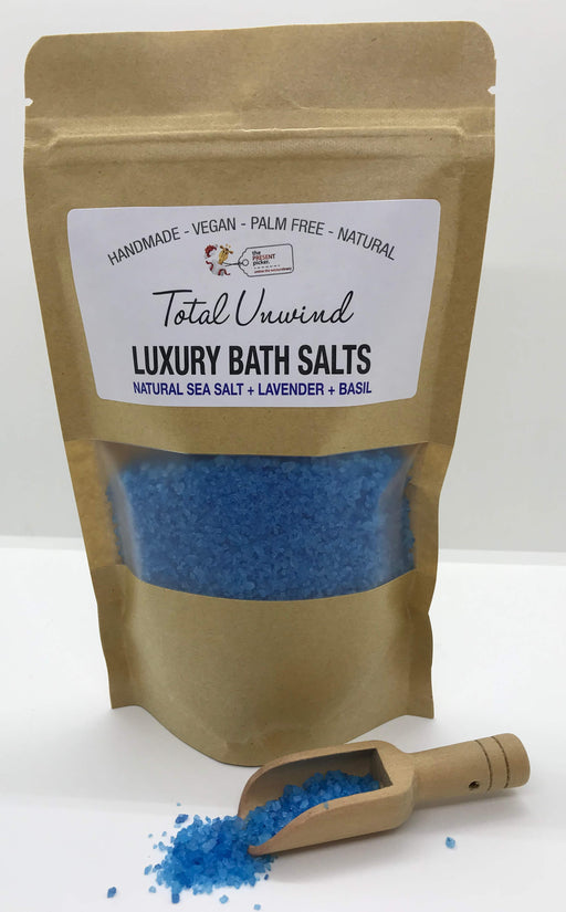 Aromatherapy Bath Salts 250g - Total Unwind - The Present Picker