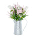 Metal Jug with Roses and Pink Lavender - The Present Picker