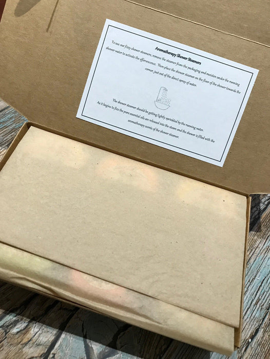 "The Steamy Collection" Shower Steamer Gift Box - 6 Shower Steamers - The Present Picker