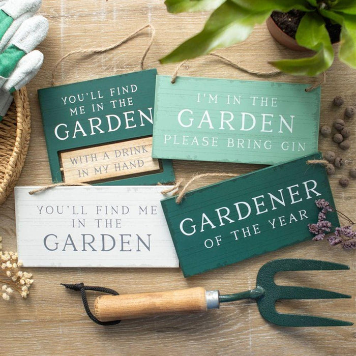 Gardener of the Year Hanging Sign - The Present Picker