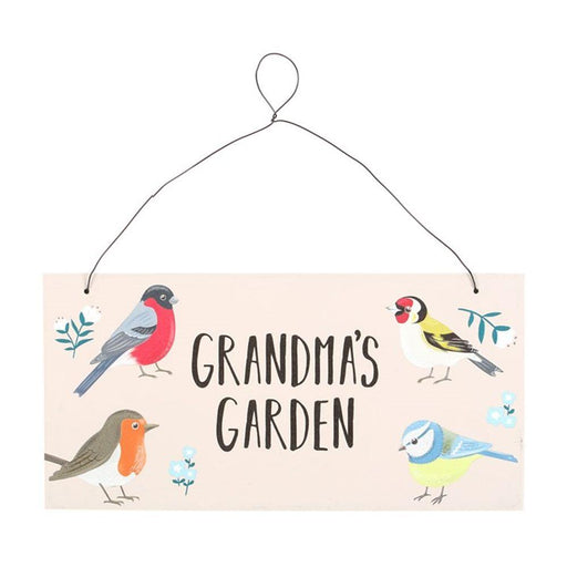 Grandma's Garden British Garden Birds Sign - The Present Picker