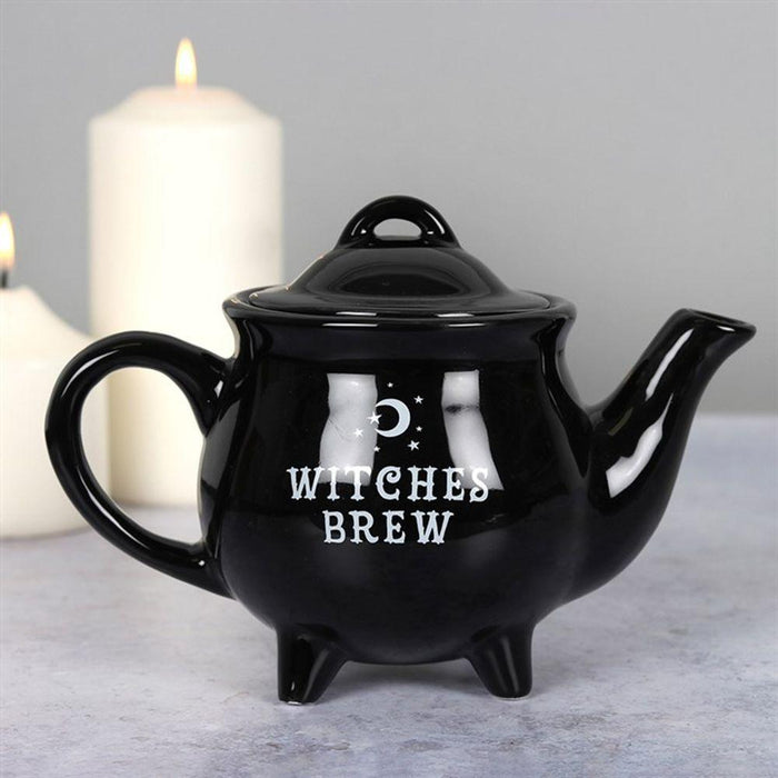Witches Brew Black Ceramic Tea Pot - The Present Picker