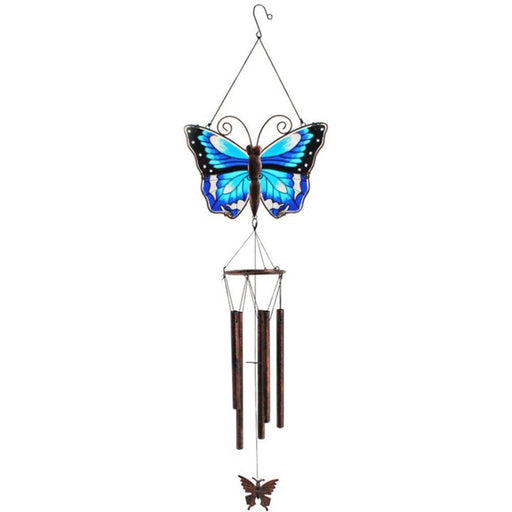 Blue Butterfly Windchime - The Present Picker
