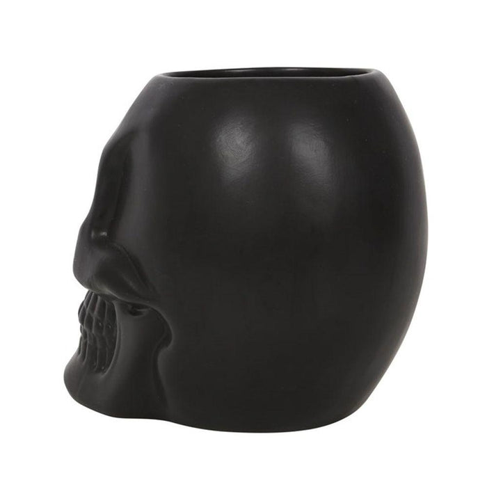 Black Skull Plant Pot - The Present Picker