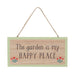 The Garden Is My Happy Place Hanging Sign - The Present Picker