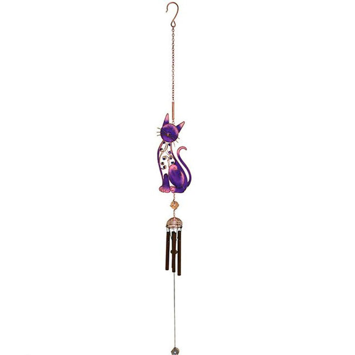 Purple Cat Windchime - The Present Picker