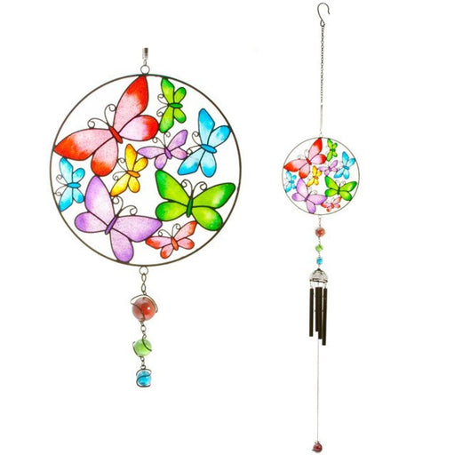 Circle Butterfly Windchime - The Present Picker