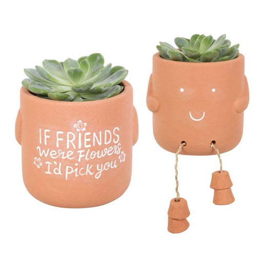 If Friends Were Flowers Sitting Plant Pot Pal - The Present Picker