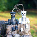 White Skeleton Terracotta Pot Man - The Present Picker