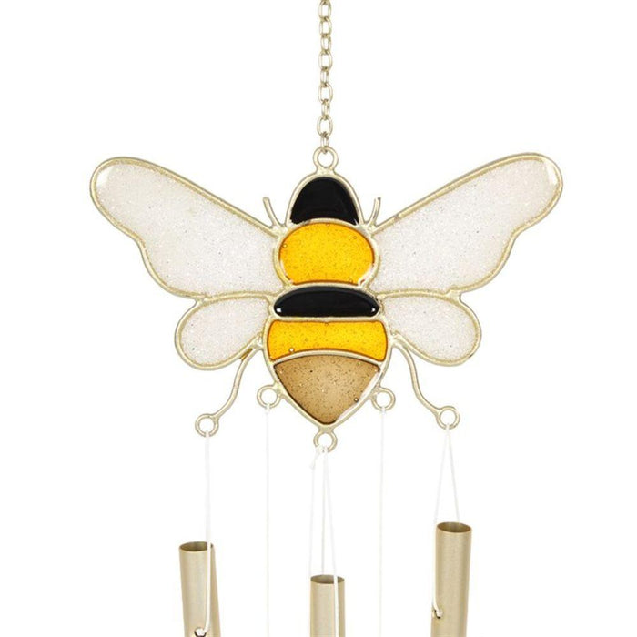 Bee and Honeycomb Windchime - The Present Picker