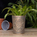 Triple Moon Bronze Terracotta Plant Pot by Lisa Parker - The Present Picker
