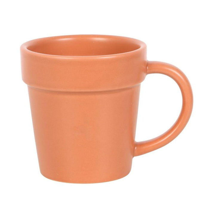 Plain Plant Pot Ceramic Mug and Shovel Spoon - The Present Picker