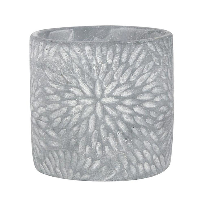 Grey Textured Plant Pot - The Present Picker