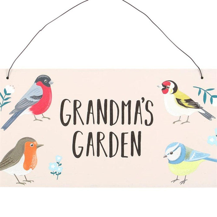 Grandma's Garden British Garden Birds Sign - The Present Picker